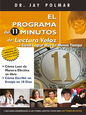 cover image of El Programa de 11 Minutos de Lectura Veloz + Cómo Lograr Más En Menos Tiempo